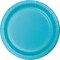Party Central Disposable Paper Party Banquet Dinner Plates - 9" - Bermuda Blue - Club Pack of 240